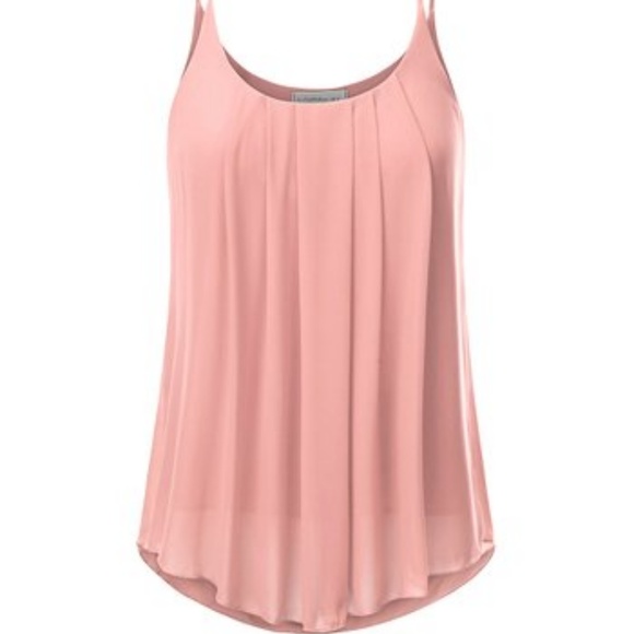 Pink pleated camisole - Picture 1 of 1